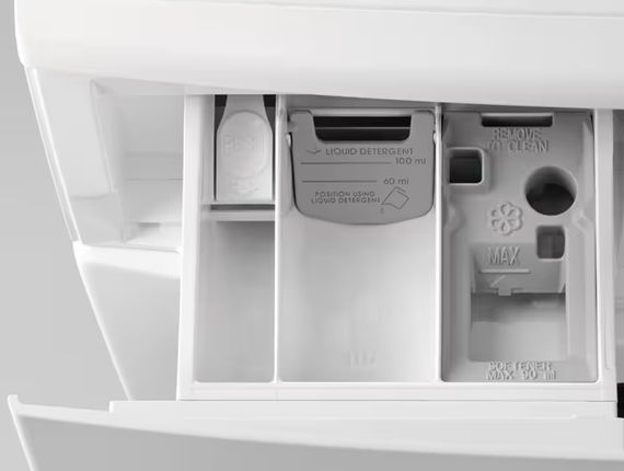 Пральна машина Electrolux фронтальна, 8кг, 1200, A+++, 58см, дисплей, інвертор, білий (EW6FN528WU) | Зображення 4