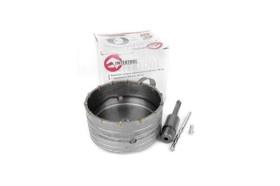Сверло корончатое по бетону SDS+ Intertool - 120 мм (SD-7120) | Зображення 3