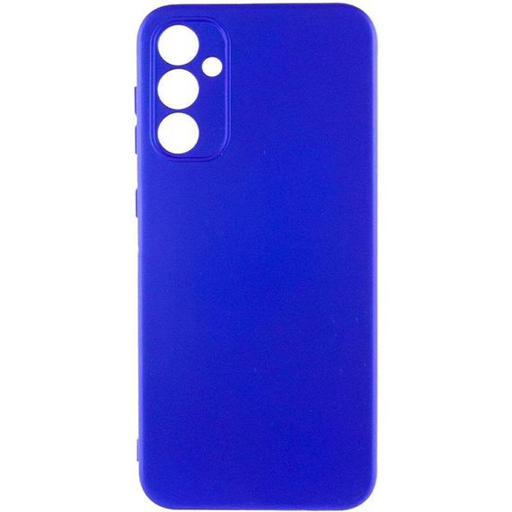 Чехол TPU GETMAN Liquid Silk Full Camera для Samsung Galaxy A55 Синий / Iris