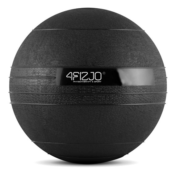 Слембол (медичний м'яч) для кросфіту 4FIZJO Slam Ball 15 кг Black (P-5907739315458) | Зображення 5