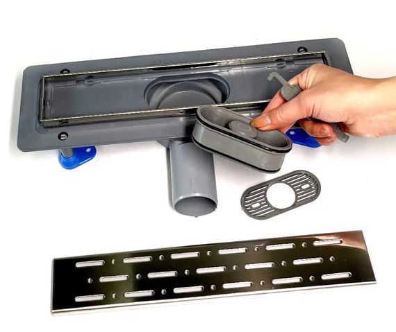 Душовий канал Maxiflow Prime Legal 33 см решітка Дощ 4024.0Y050K.033.1 | Зображення 3