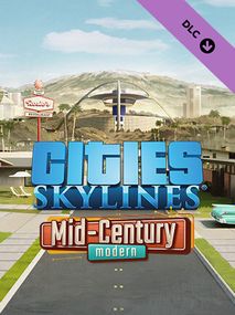 Cities: Skylines - Content Creator Pack: Mid-Century Modern (PC) - Steam Gift - EUROPE