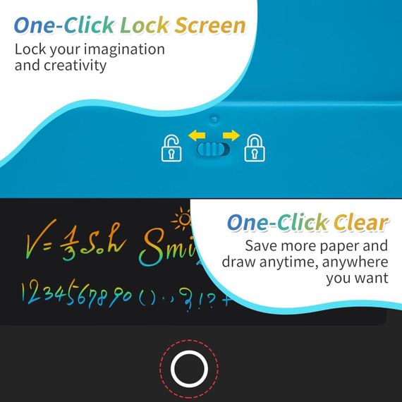 РК планшет для письма SUNLU 2 шт., електронна дошка для малювання, стираний блокнот для малювання, іграшка д | Зображення 1