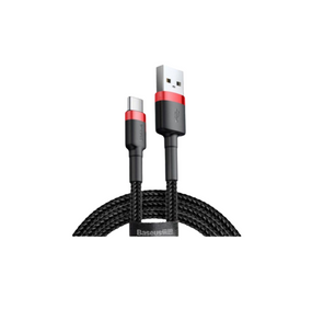 Кабель USB Type-C BASEUS CATKLF-C91 Cafule 3,0A 2м червоний/чорний