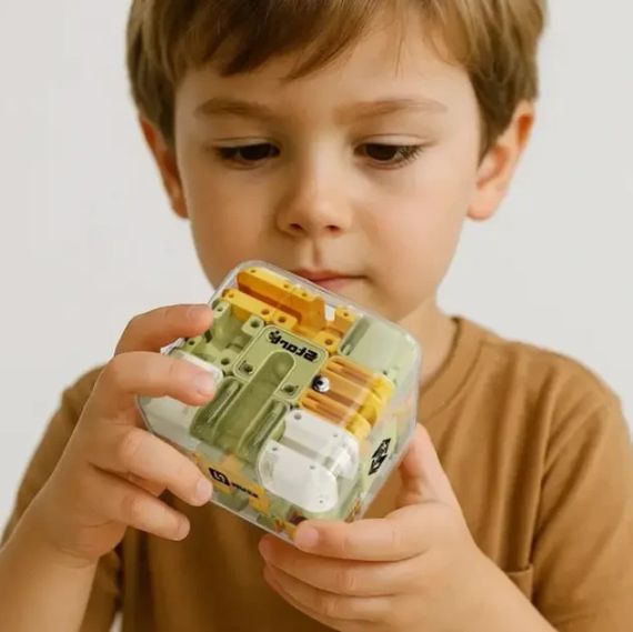 Головоломка лабіринт у формі куба 3D | Зображення 2