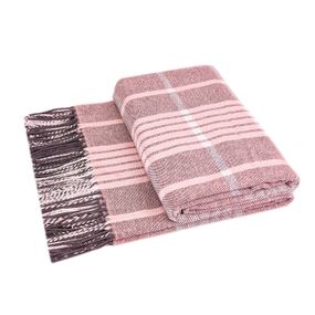 Плед бавовняний HORACE рожевий Love You 140 x 200 см