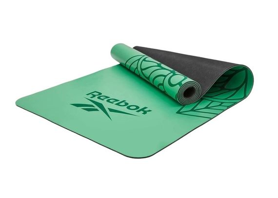 Килимок для йоги Reebok Natural Rubber Yoga Mat зелений, мандала Уні 176 х 61 х 0,4 см RAYG-11085GN