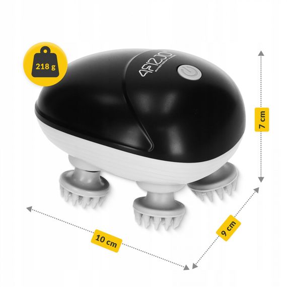 Електричний масажер для голови 4FIZJO Smart Head Massager 4FJ0620 Black (P-5907739319517) | Зображення 7