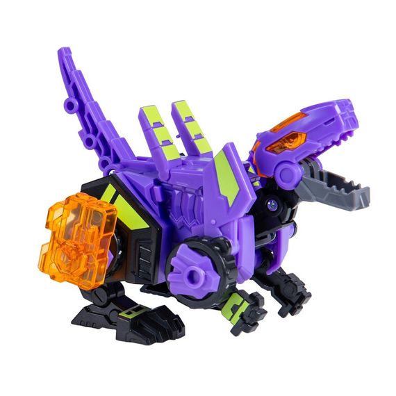 Динозавр-трансформер Раптор-Бот Dinoster EU580840-2 бокс для хранения, фиолетовый | Зображення 1