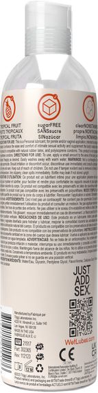 Розпродаж!!! Лубрикант на водній основі Wet Oral Play Tropical Explosion (118 мл) (термін 31.10.2025) | Зображення 1