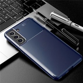 Противоударный чехол AF Samsung S21 FE синий