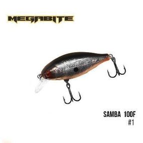 Воблер Megabite  Samba 100 F (60 mm, 12,5 g, 1 m) (1)