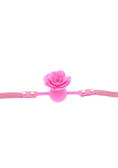 Кляп силиконовый Розочка Taboom Rose Ball Gag, розовый Sex Aura | Зображення 6