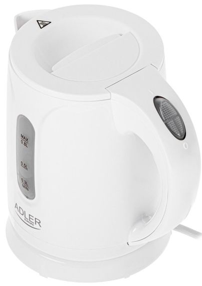 Электрочайник Adler AD-1371w 0.8 л белый | Зображення 2