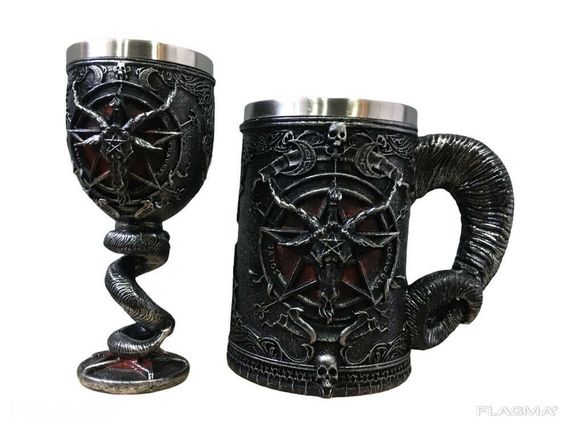 Подарочный Набор Кружка Чашка Бокал 3D Игра Престолов Game Of Thrones Baphomet Бафомет... | Зображення 3
