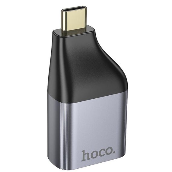 Переходник Hoco UA33 Type-C to HDTV Metal grey | Зображення 3