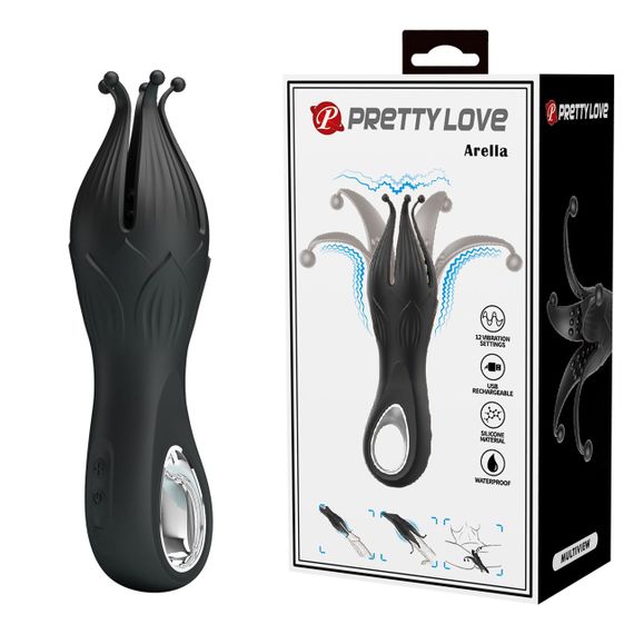 Мастурбатор з вібрацією Pretty Love - Arella, BI-300082 sexstyle