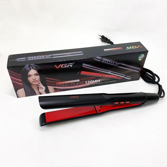 Плойка праска гофре випрямляч VGR, Електричний випрямляч для гладкого волосся, Плойка-випрямляч BM-10 | Зображення 8