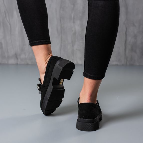 Броги женские Fashion Saint 3762 38 размер 24 см Черный | Зображення 4
