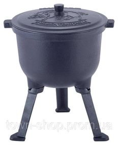 Казан чугунный Kamille Camping 7л эмалированный, на ножках KM-4801M