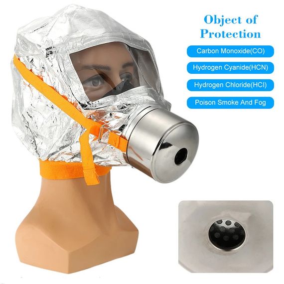 Противогаз з ефективним захистом від диму та токсичних газів XPRO Fire Mask (6677_297) | Зображення 7