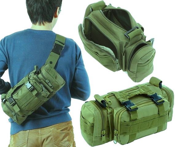 Тактична сумка Molle Combat Sachet хакі | Зображення 1