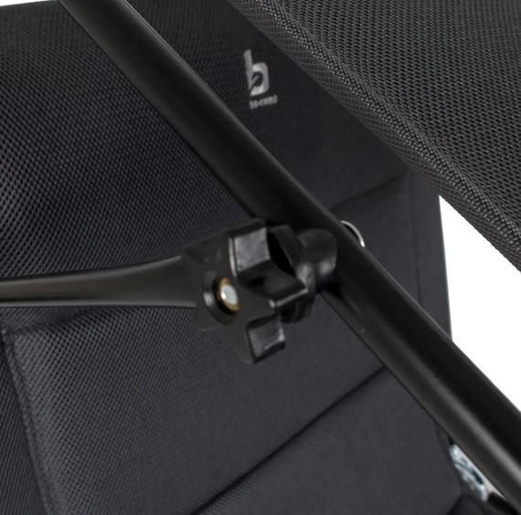 Ліжко розкладне Bo-Camp Sun Lounger With Sunscreen 5 Positions Grey (1304492) (DAS303260) | Зображення 4