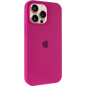 Чехол Silicone Case Full Protective (AA) для Apple iPhone 14 Pro (6.1") Малиновый / Dragon Fruit
