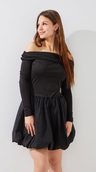 Сукня однотонна жіноча LAWA WTC02475 XL Чорний shop (2000999524349)