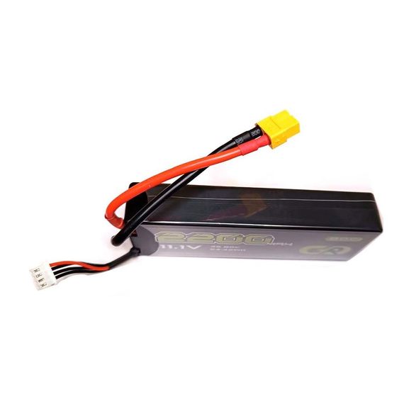 Акумулятор GPR 11.1v 2200 mAh Li-Po 3s 80C Hard Case коннектор XT60 | Зображення 1