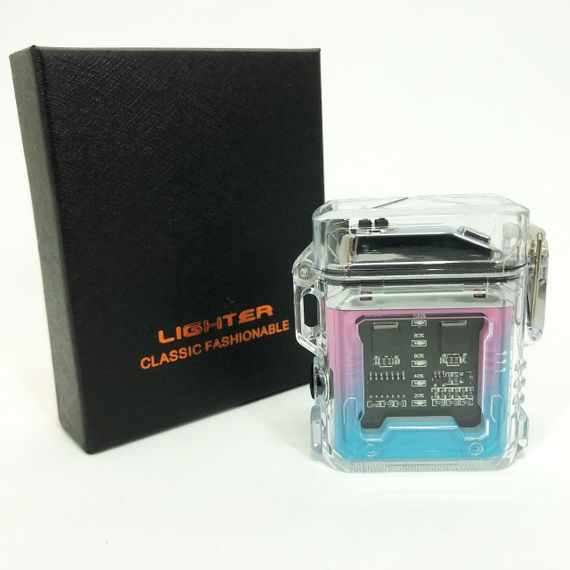 Зажигалка в подарочном футляре HL-517, Зажигалка электрическая дуга, Зажигалка WL-943 для путешествий | Зображення 7