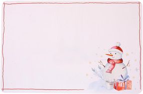 Набір 12 сервірувальних серветок 28x43см підтарільники Happy Holidays-86, поліпропілен