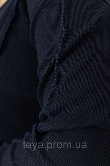 Лонгслів жіночий напівбатал колір темно-синій розмір XXL-XXXL FA_007496 | Зображення 4