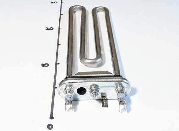 Тэн 1950W L-231 для стиральной машины Whirlpool с отверстием под термодатчик (Kawai Китай) | Зображення 2