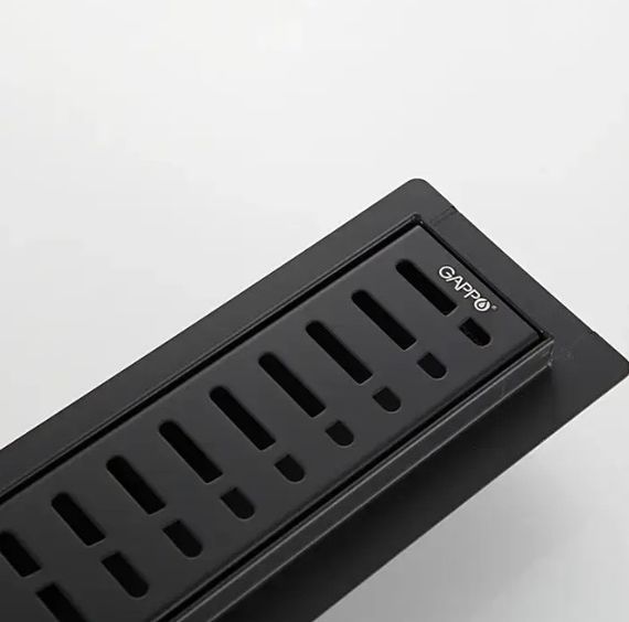 Душовий трап Gappo 70х700 мм, нержавіюча сталь, чорний G87007-36 | Зображення 3