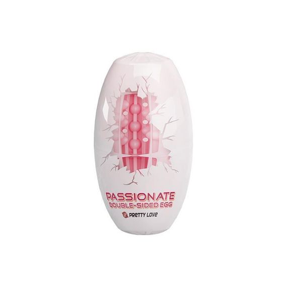 Мастурбатор PRETTY LOVE - Passionate Double-Sided Egg pink Sex Aura | Зображення 7