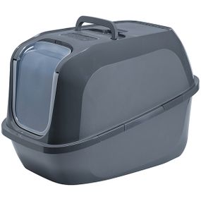 Moderna Mega Deluxe туалет закрыт для кошек, 66 см х 47 см х 46 см, серый