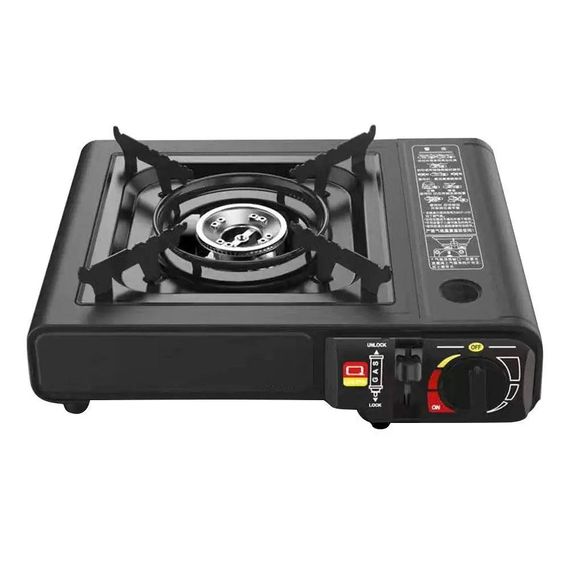 Туристична газова плита на 1 конфорку з п'єзопідпалом, BDZ-155-A / Одноконфоркова плита під газовий балон | Зображення 1