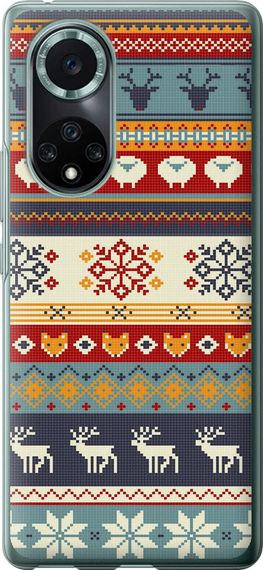 Чехол на Huawei Nova 9 Pro Рождественский орнамент "3303u-2503-17620"