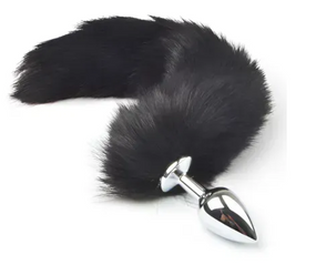 Анальная пробка с хвостом SKN-L32 (размер S) Sex Aura