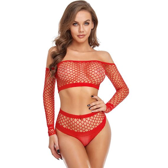 Еротичний комплект Babydoll 46 Червоний 9046-1 | Зображення 1
