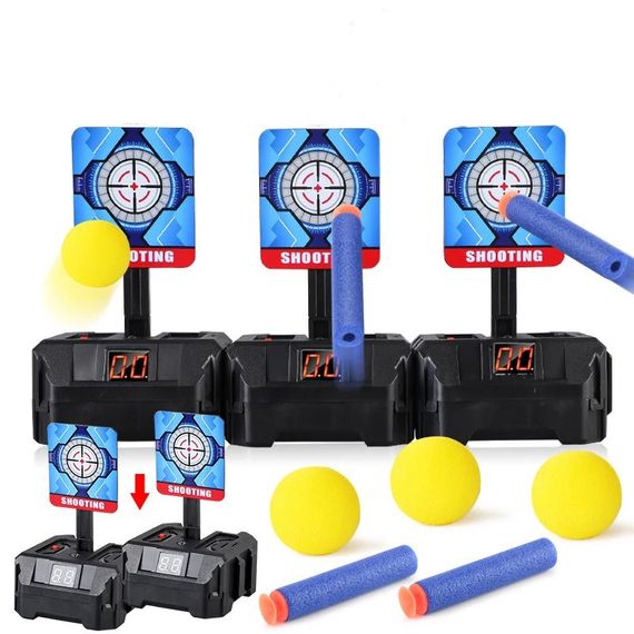 Дитяча Автоматична Мішень Іграшкова Електронна з Автоповерненням Мішені та Таблом зі Звуковими Ефектами | Зображення 2