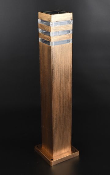 Вуличний ліхтар стовпчик 26206 Золото 59х14х14 см. | Зображення 1