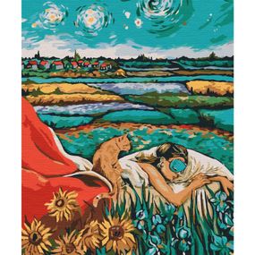 Картина по номерам "Звездная Одри" Brushme BS51588 40х50 см