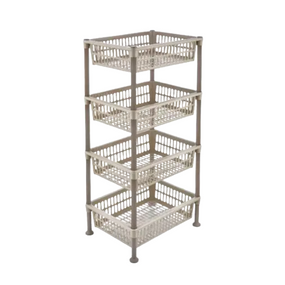 Етажерка прямокутна на 4 полиці Nostalgia ELIF