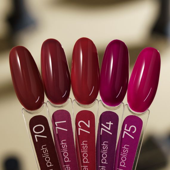 Гель-лак Valeri 070 "Шоколадна вишня" 6мл