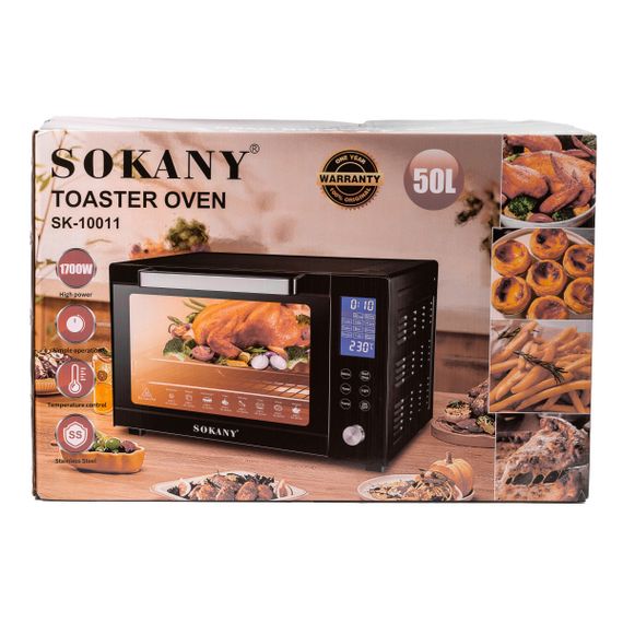 Духовка електрична Sokany з конвекцією на 50 л, 1700 Вт | Зображення 8