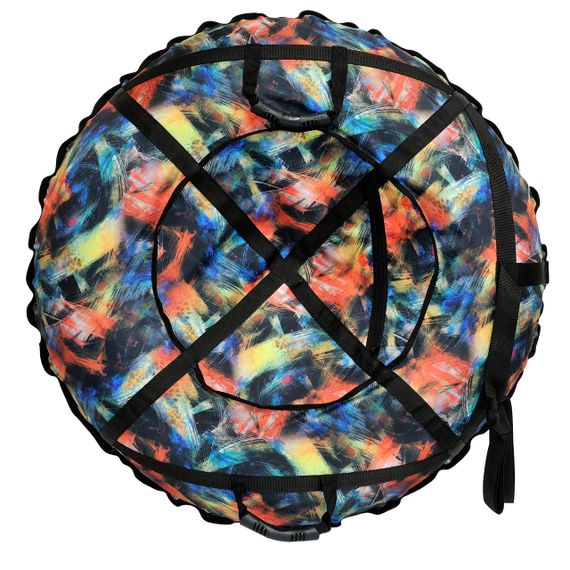 Тюбінг для катання по снігу 100 см "Міраж" (Оксфорд, ПВХ) санки ватрушка | Зображення 5