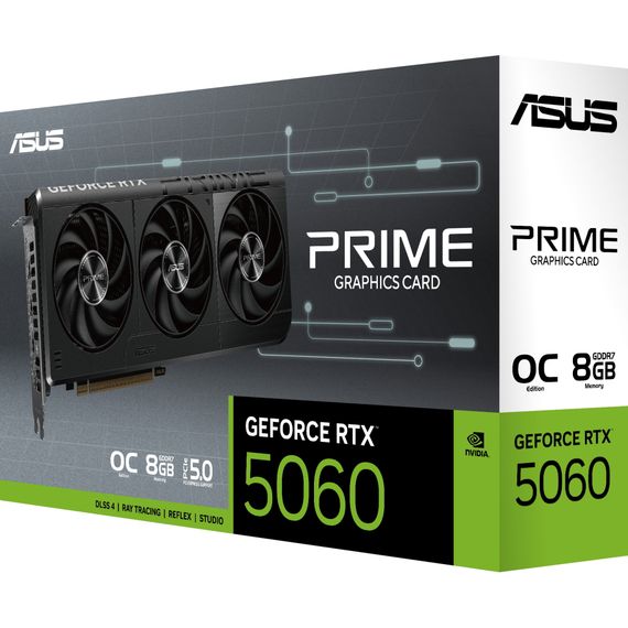 Відеокарта ASUS GeForce RTX5060 8Gb PRIME OC (PRIME-RTX5060-O8G) | Зображення 8