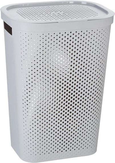Корзина для белья пластиковая Curver Infinity 60 л 04754 серая, прочная и удобная